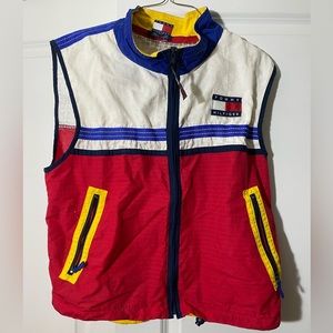 Tommy Hilfiger Red, Blue, and White Performance Jacket